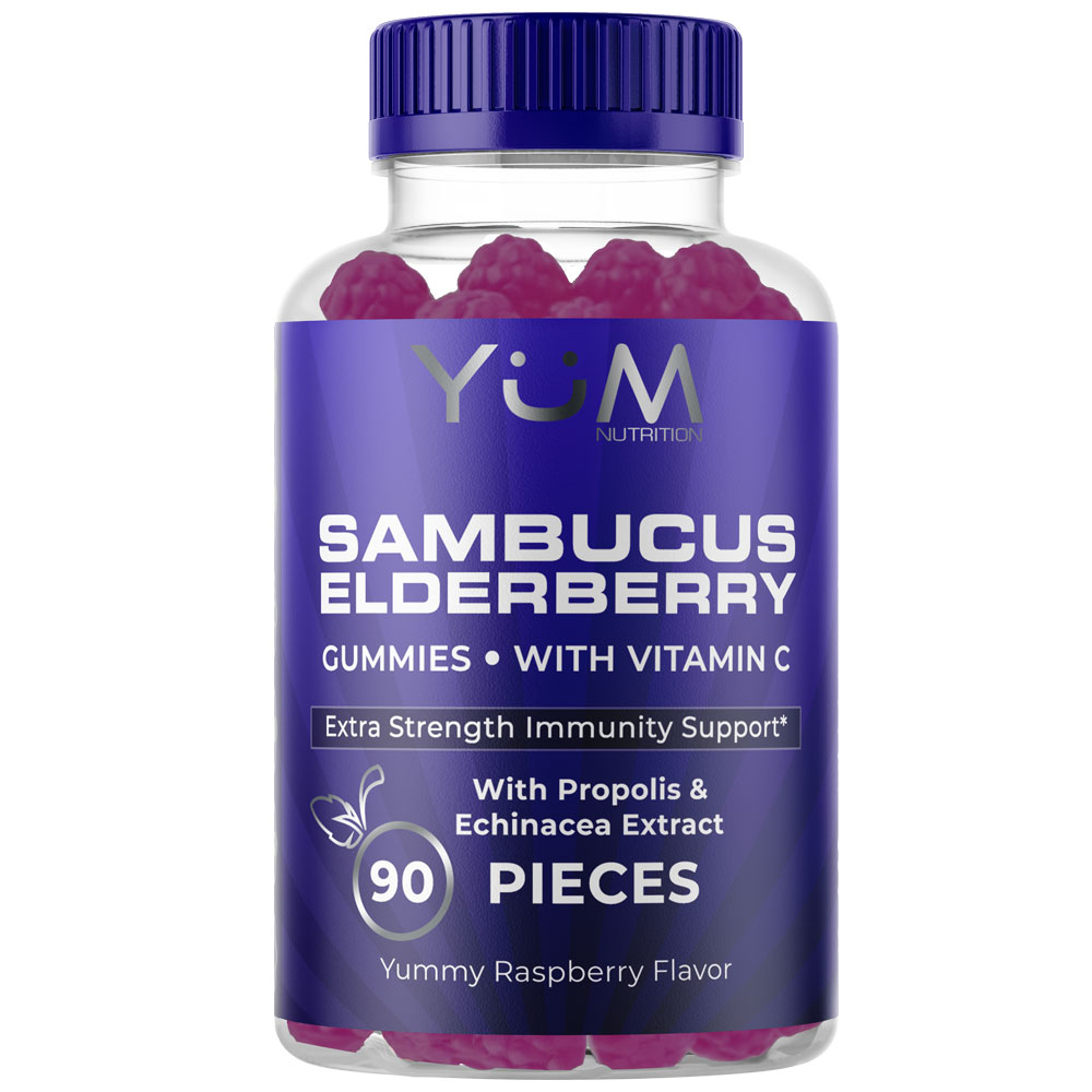 Elderberry Gummies With Immune Support 90 Gummies Gummez
